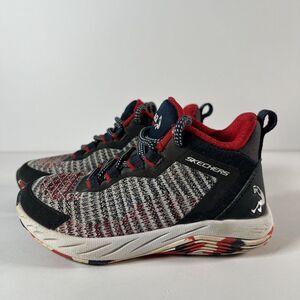 Skechers Youth SHAQ Sneaker Boys Size 11 Durafusion Basketball Shoes‎ Navy Black